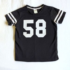 H&M black jersey look cotton t-shirt 1.5-2 yrs baby toddler boys